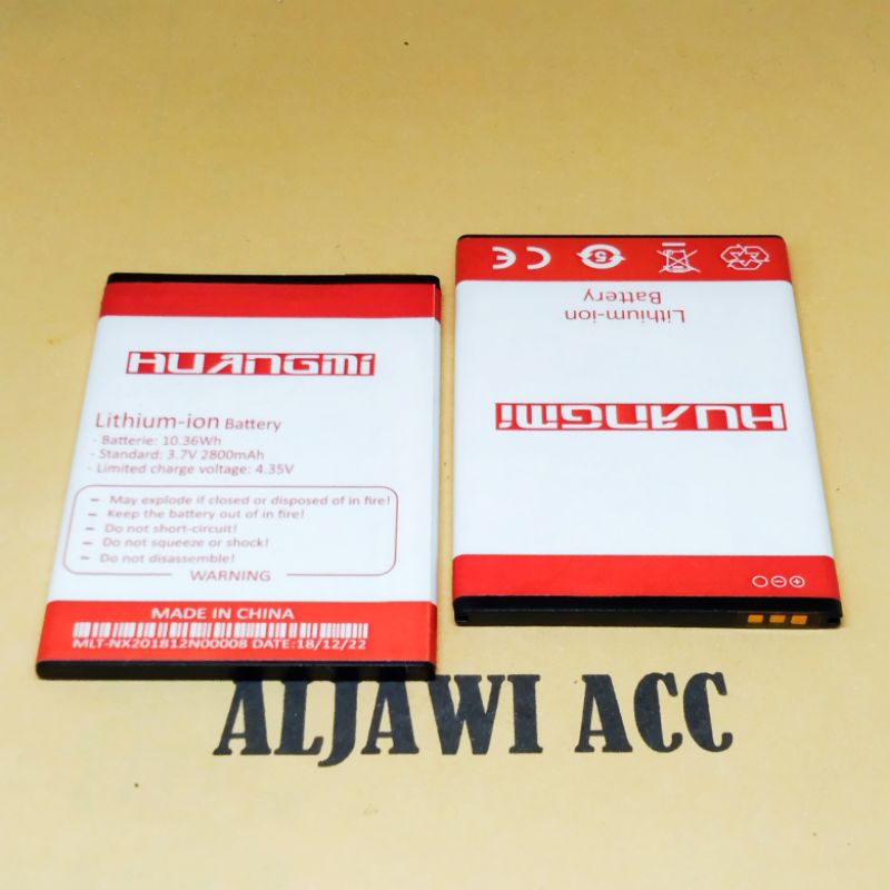 Baterai Bt Batre Battery Huangmi M5 Konektor Pinggir Original Battery