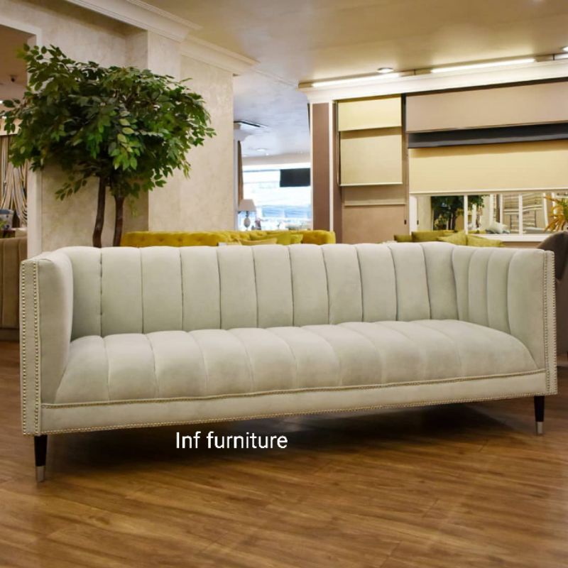 sofa minimalis premium bludru sofa minimalis 2 dudukan