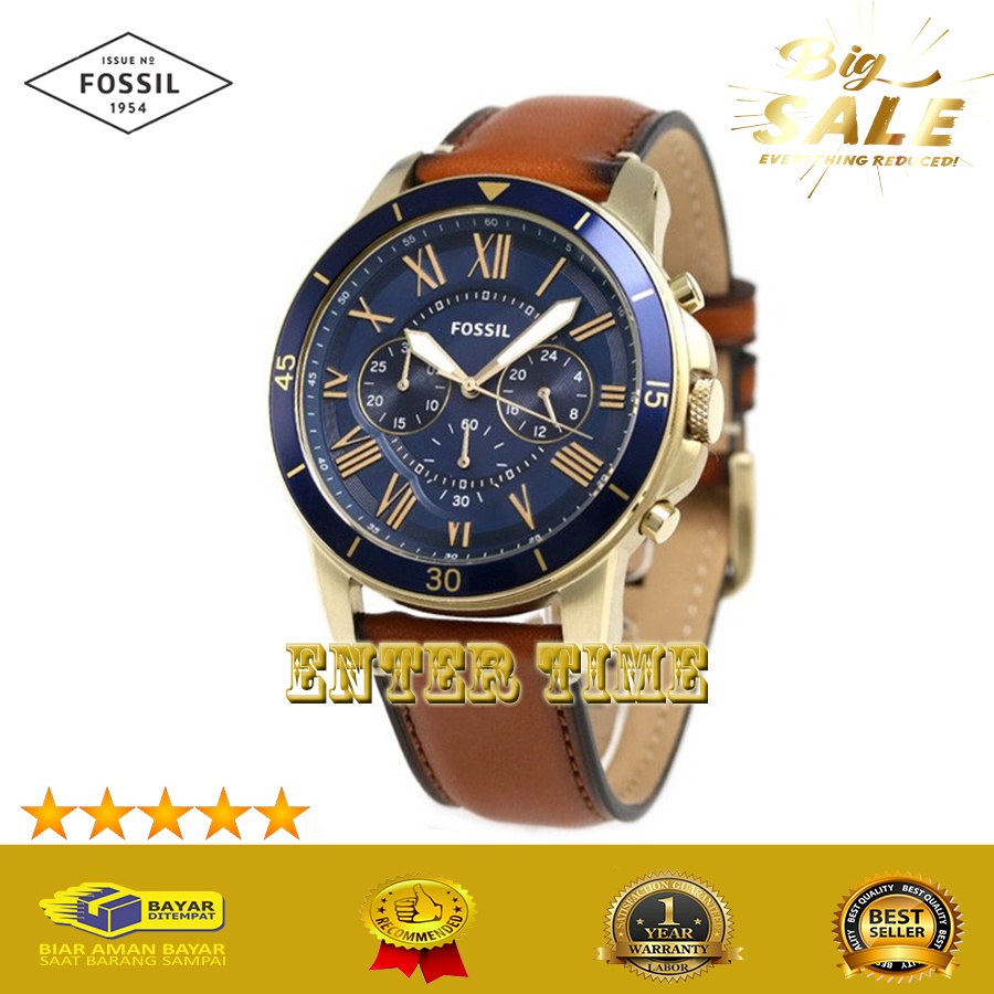 BEST SELLER  JAM TANGAN PRIA KEREN TERBARU F0551L FS5268  FS 5268 LEATHER STRAP JAM TANGAN PRIA IMPO