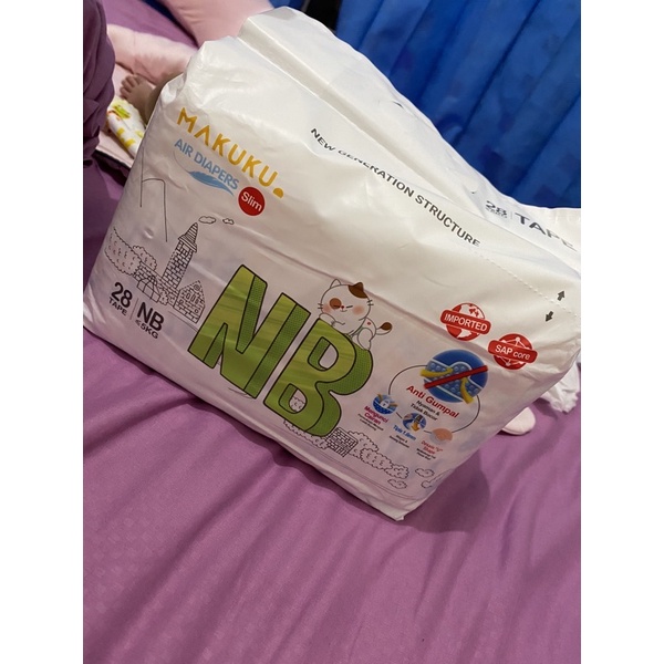 Makuku Air Diapers Slim Size Newborn
