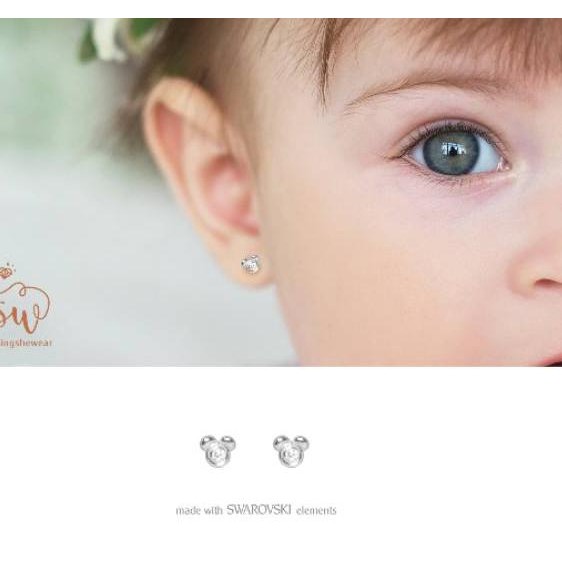 TERMURAH Littlethingshewear Mickey Series / Anting Anak Toge 6896