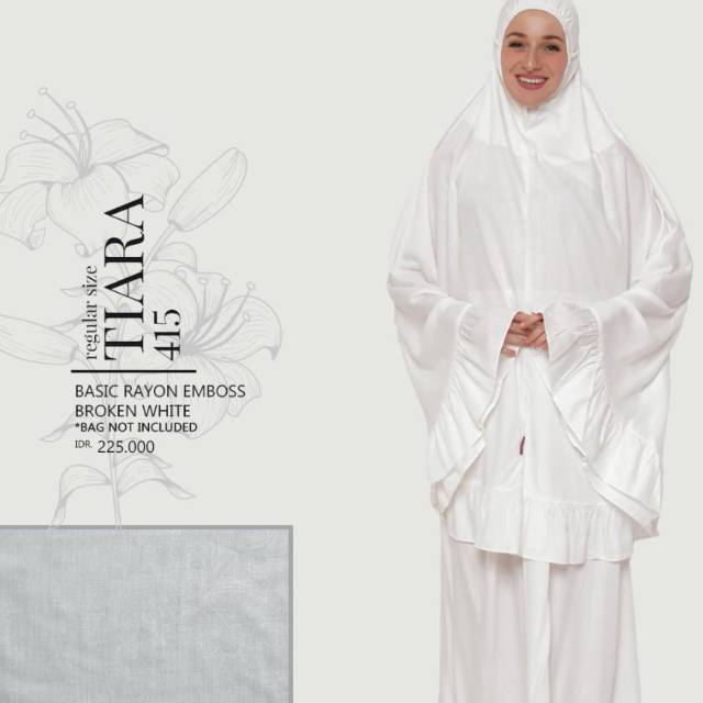 Tatuis Mukena Tiara 415 Broken White
