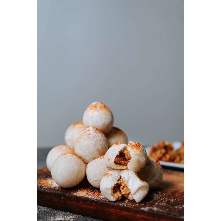 

MOQUR ( cimol isi sambal kencur)