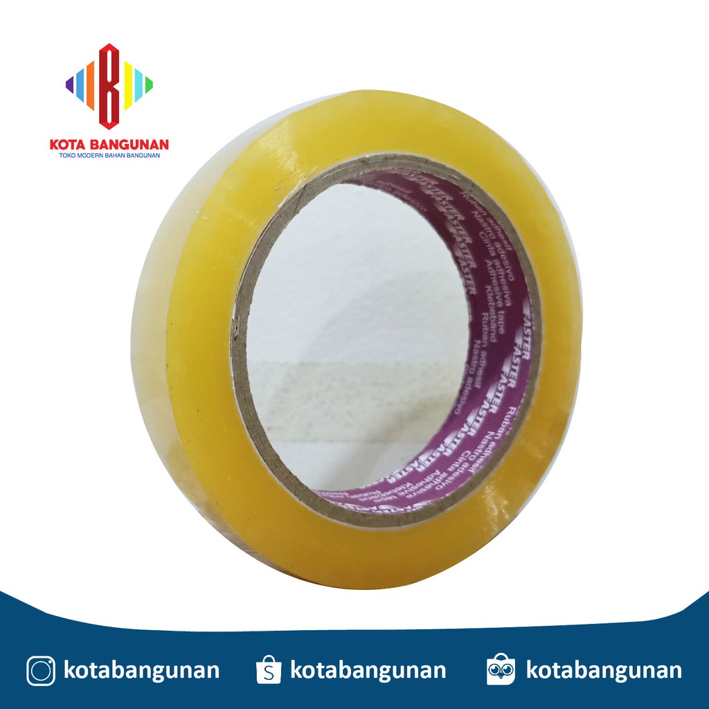 

Solatip/Lakban - Faster Sat 24mmx100y 145-143 CLEAR