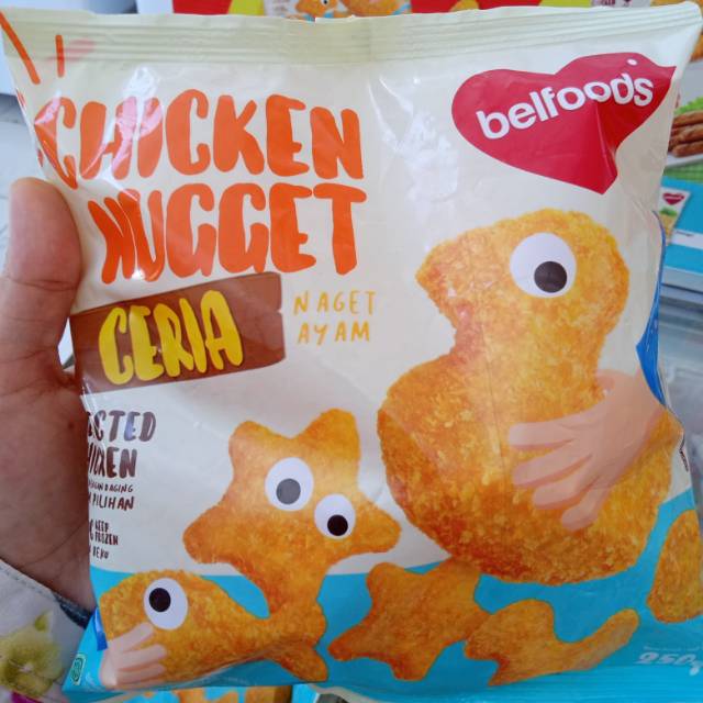 

Belfoods Chicken Nugget Ceria 250gr Favorite Surabaya Enak Maknyuss Murah Termurah