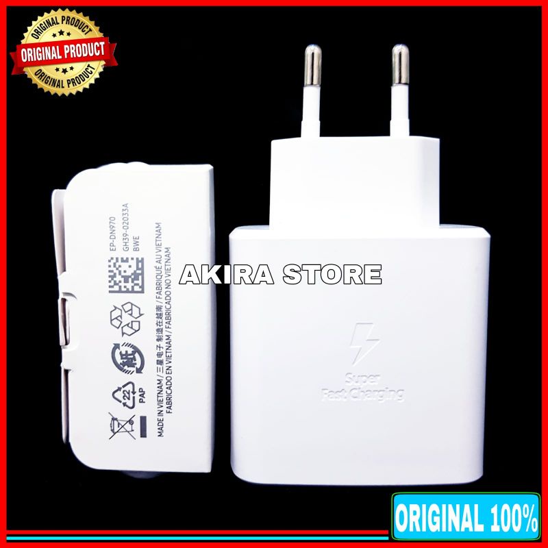 Charger Samsung Galaxy M23 5G M33 5G M53 5G ORIGINAL 100% Super Fast Charging Type C 45W