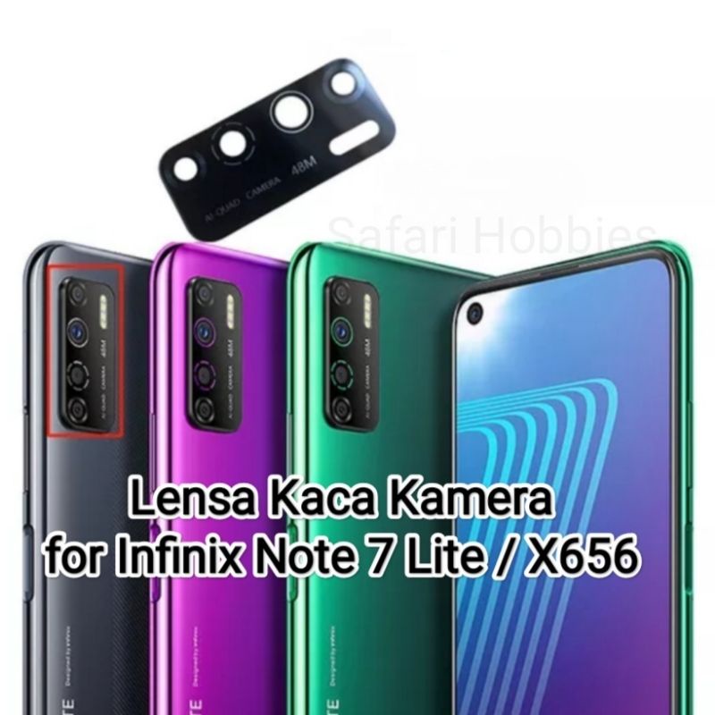 Lensa Kaca Kamera Infinix Note 7 Lite / X656