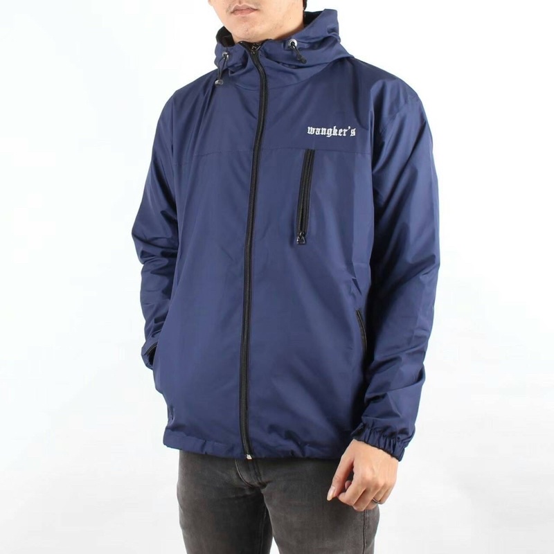 Jaket Outdoor More Wangker’s Jaket Parasut Pria Jaket Distro Jaket Running Ungu