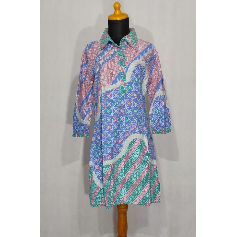 NILASARI Dress Batik Modern Baju Batik Wanita - AQ33