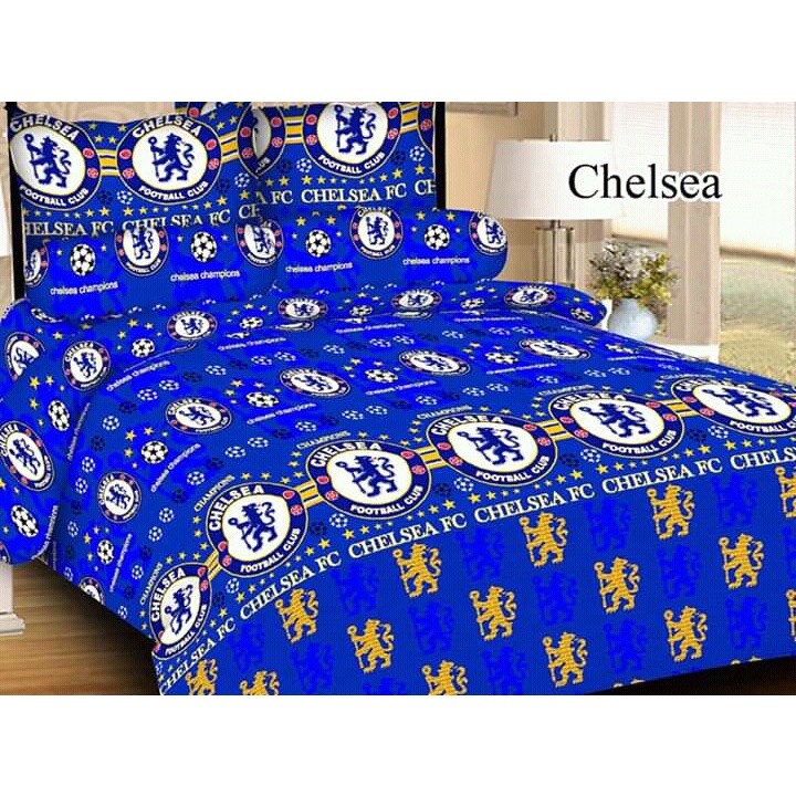 SPREI BOLA JUVENTUS, AC MILLAN, REAL MADRID, CHELSEA, MU, BARCA BAHAN ADEM, HALUS, LEMBUT, ANTI LUNTUR BAHAN MIRIP BONITA