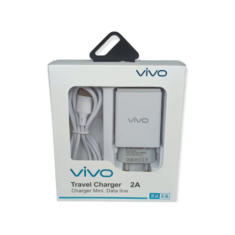 Travel charger vivo merek ORI 99% 2A real kualitas bagus