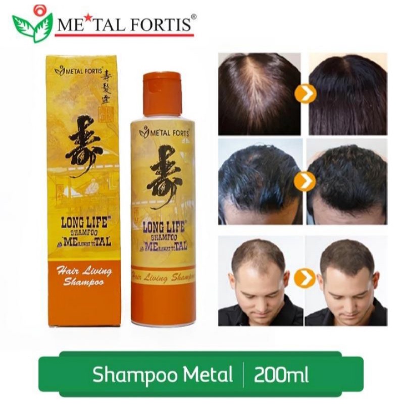 METAL FORTIS Shampo Metal 200ml Hair Nourishing shampo pembersih dan penumbuh Rambut