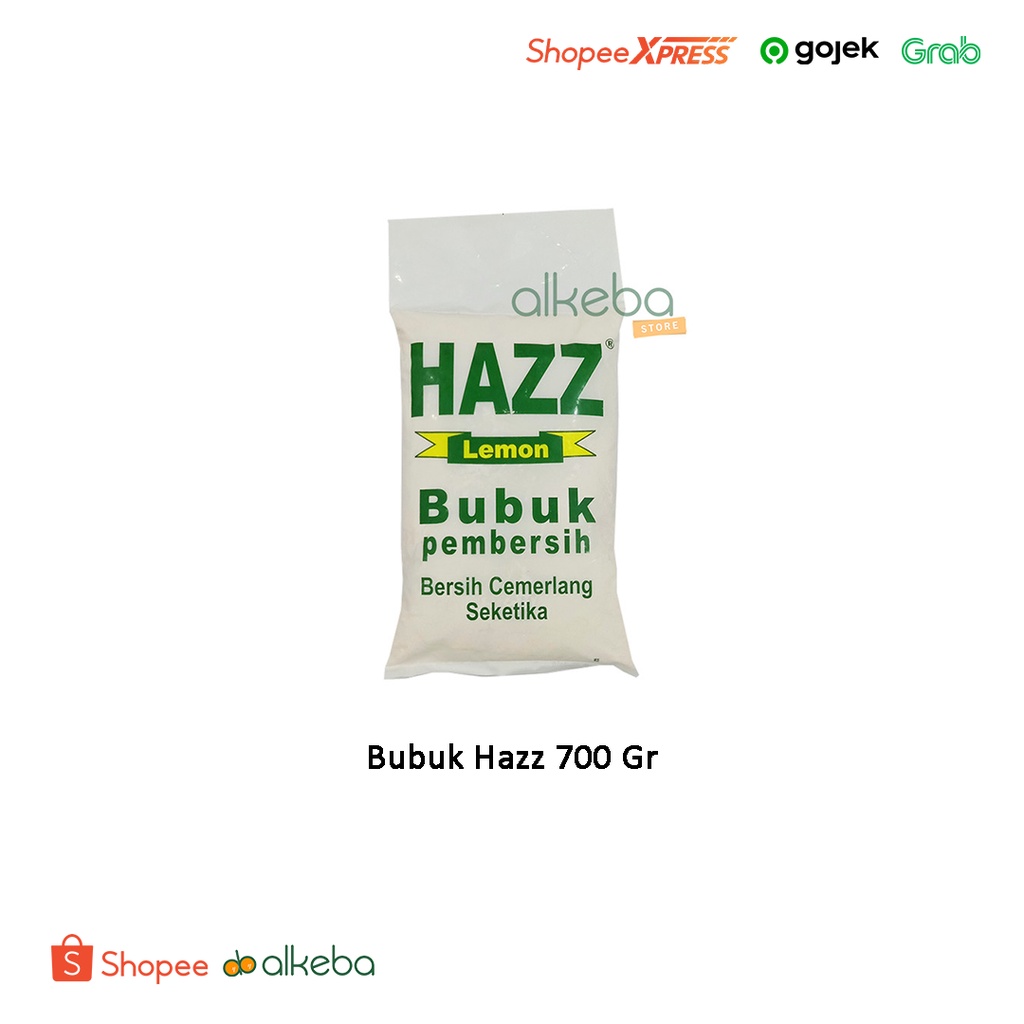 Hazz Bubuk Pembersih peralatan dapur wastafel kompor lantai 700Gr