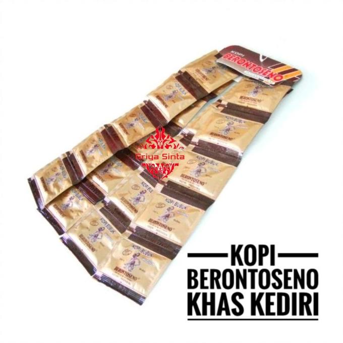 

Kopi Hitam Brontoseno Asli Kediri 20sachet kecil