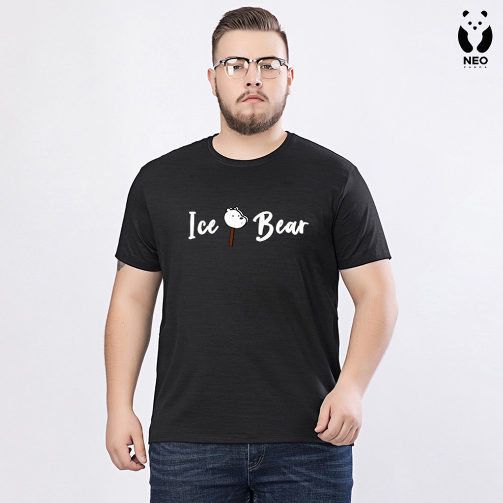 T shirt 1114 ice bear fun kaos  panda kaoslucu kaos  pria 