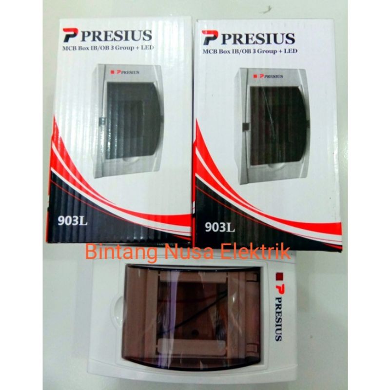 Presius 903L/ Masko 9803 Box MCB 3 Group/ Rumah MCB 3 Group/ Tempat MCB 3 Group/ Kotak MCB 3 Group