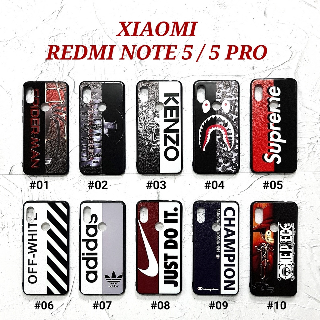 XIAOMI REDMI GO 5A 6A 7 MI 8 LITE REDMI NOTE 5 5 PRO NOTE 6 6 PRO NOTE 7 | MAN OF STYLE Soft Hard Case Kombinasi Motif Marvel