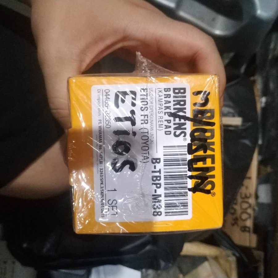 brake pad  kampas rem depan etios kualitas thailand