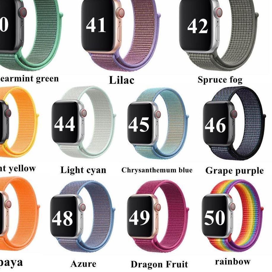 IdH2t7S--Strap Apple Watch Nylon Woven 6 SE 5 4 3 Sport HW12 HW16 T500 W26 IWO8 iWatch 44 42 40 38