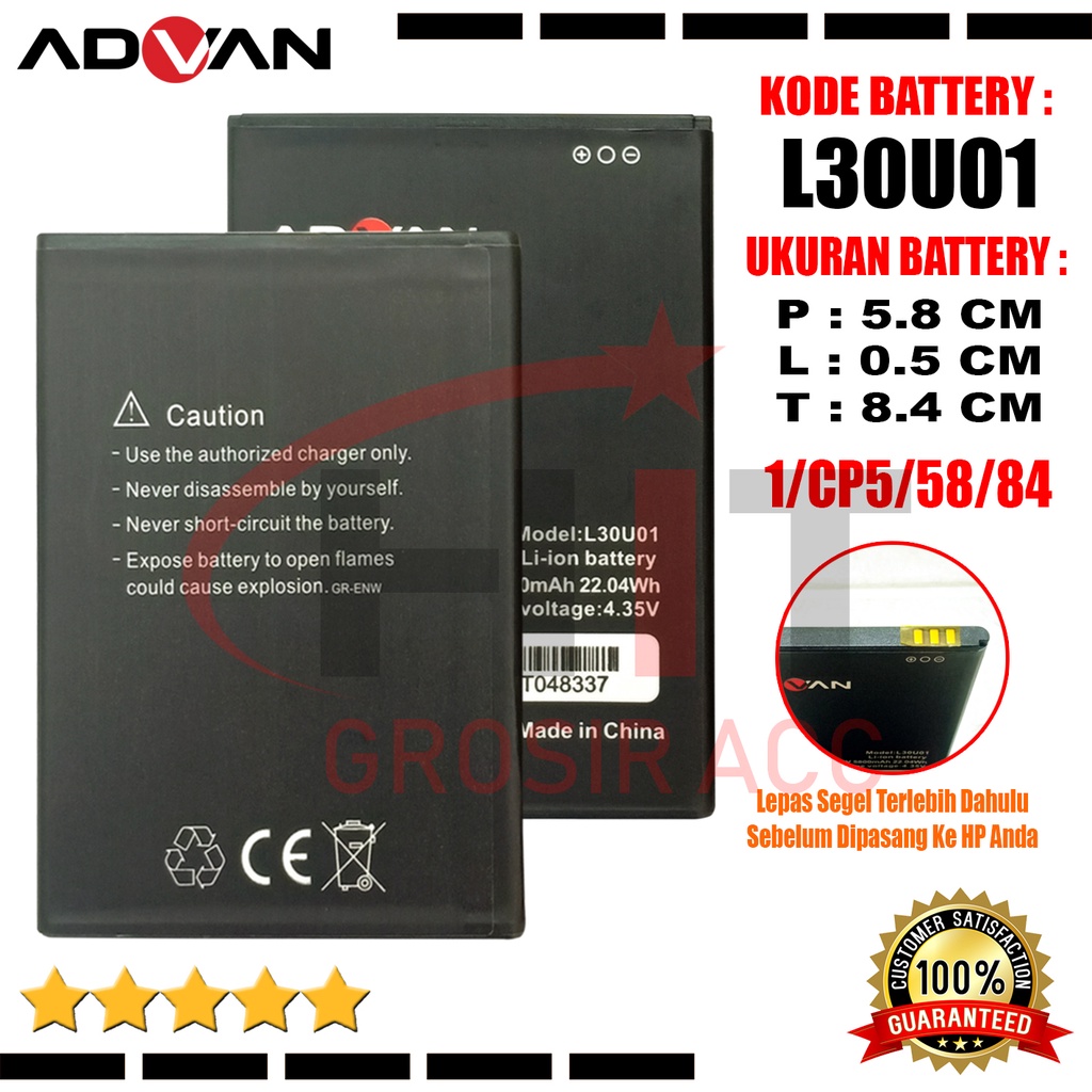 Baterai Battery Original Advan Nasa Plus 5505 - L30U01