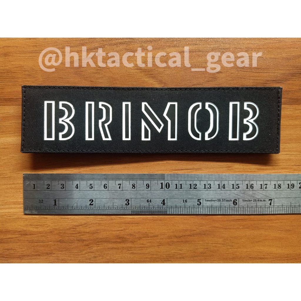 Patch Bodyvest BRIMOB Model Laser Cuting