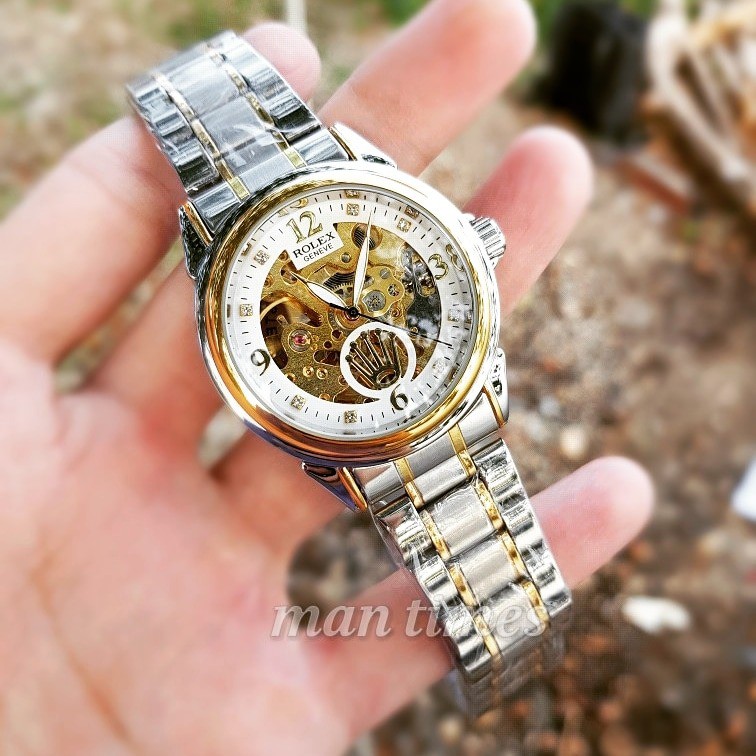 Jam Tangan pria RX392-Silver Gold