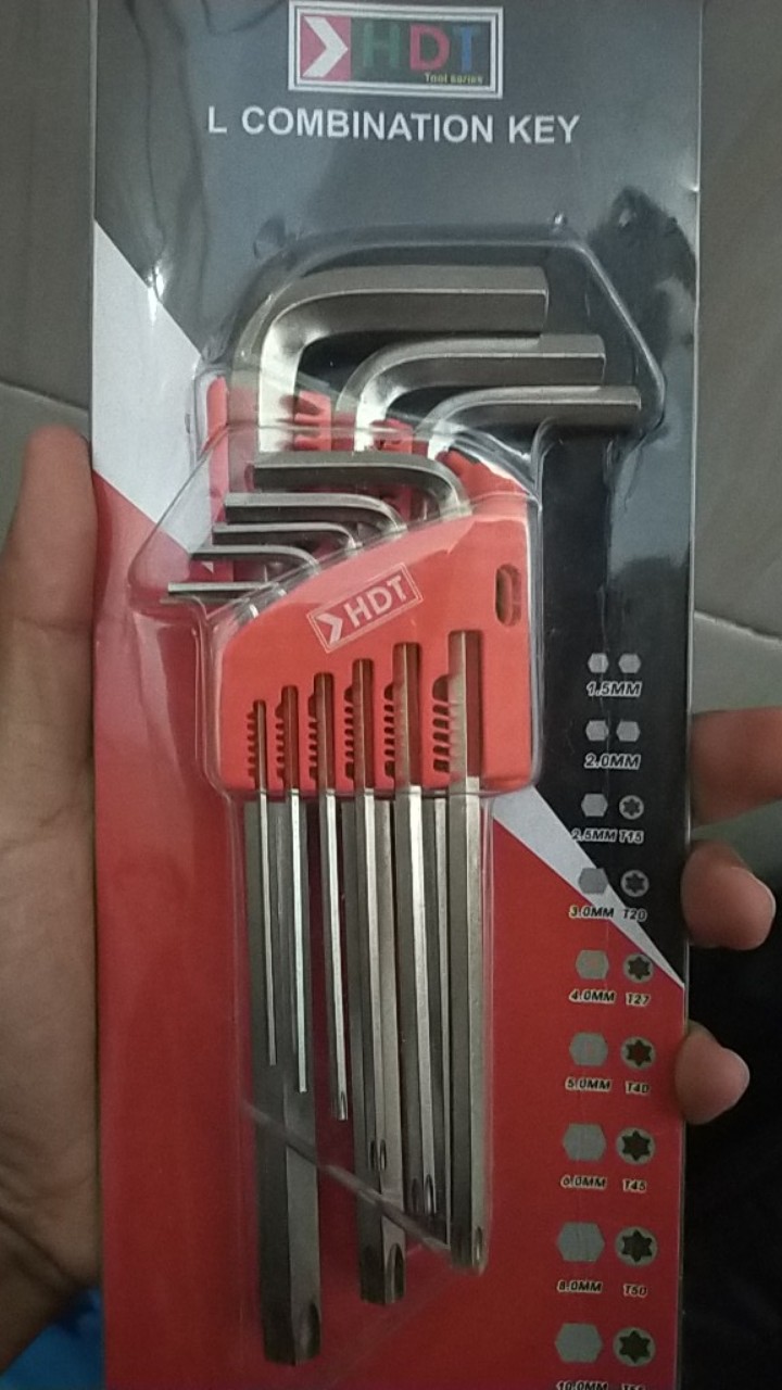 Kunci L Bintang  Segi 6