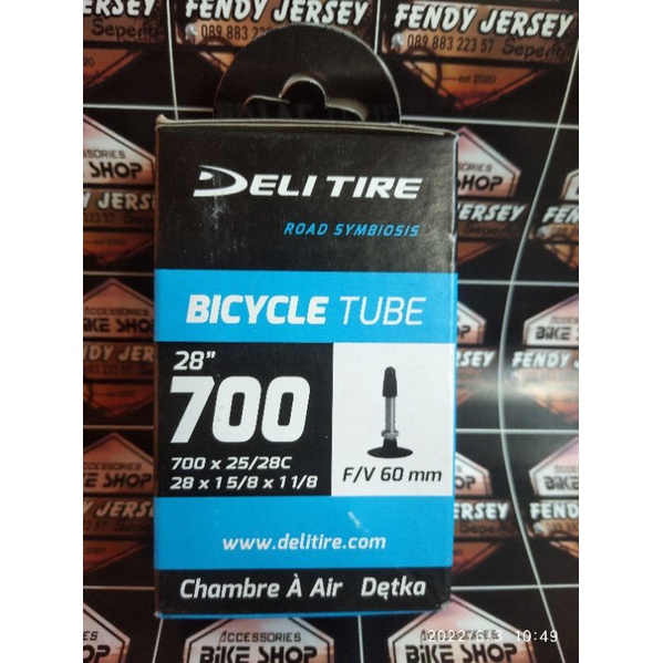 Ban dalam sepeda roadbike 700x25/28c