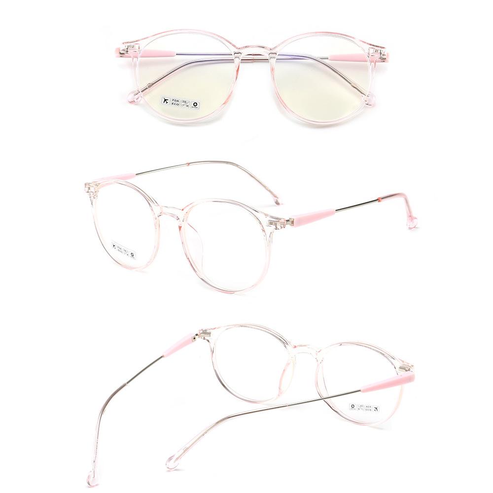 ❈ROWAN❈ Fashion Computer Goggles Radiation Protection Flat Mirror Eyewear Eyeglasses Vision Care Anti Blue Rays Unisex Transparent Frame Ultralight/Multicolor