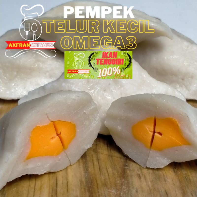 

Pempek Telur Omega (Pempek + Cuko + Sambel + Ebi Kering)