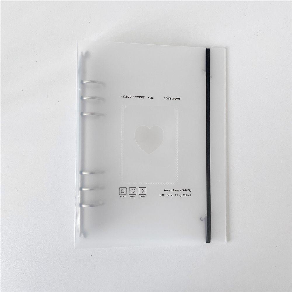 Album Foto TOP Home Decor Bisa Ganti Inner Bolong Hati Kawaii Photocard Holder