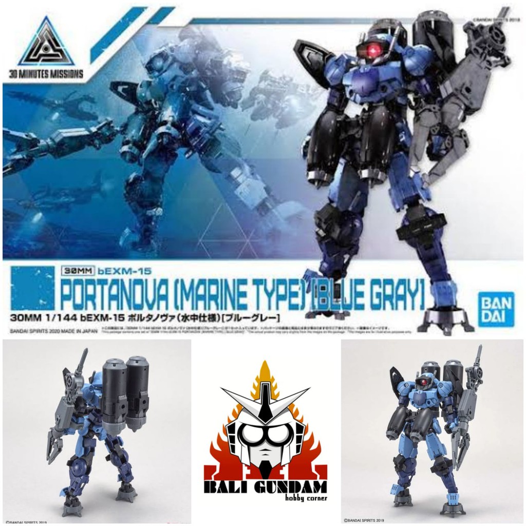 30MM 1/144 BEXM-15 PORTANOVA MARINE TYPE BLUE GRAY