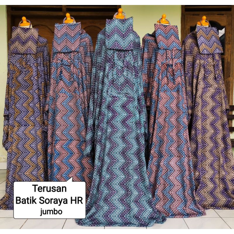 Mukena TERUSAN BATIK SORAYA HR Jumbo
