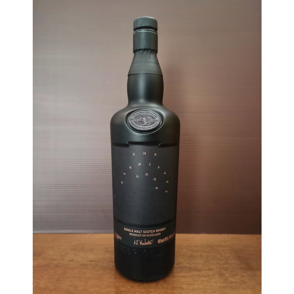 Botol bekas miras Glenlivet Black Single Malt 700 ML