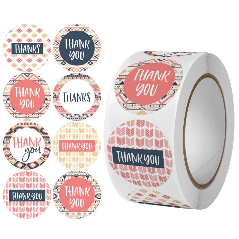 

stiker label thank you / terimakasih