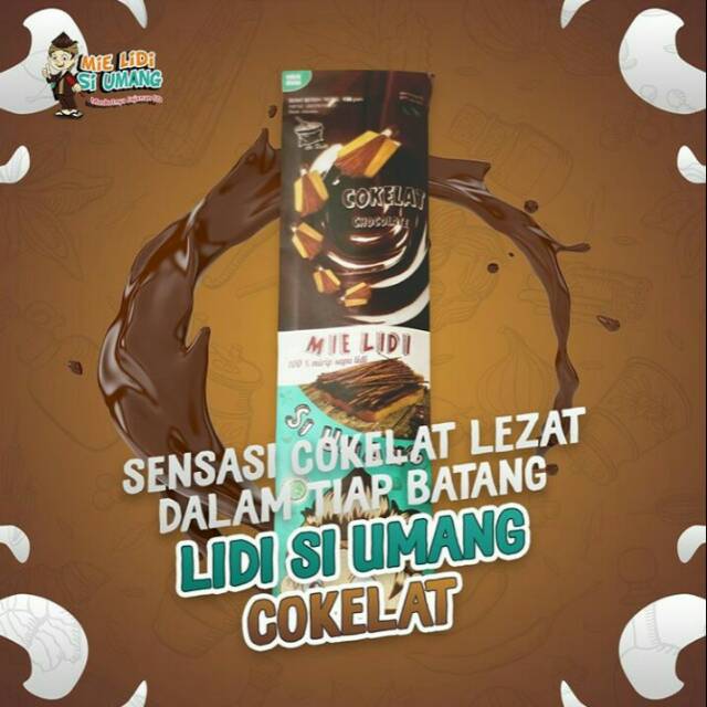 Mie lidi siumang varian coklat