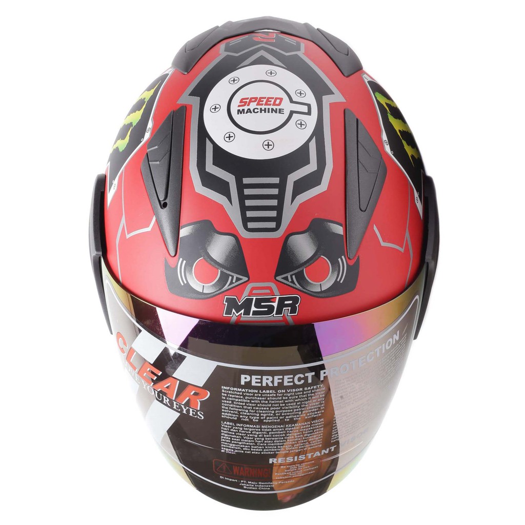 [Helm Dewasa] MSR Helmet Javelin - Monster - Merah Doff