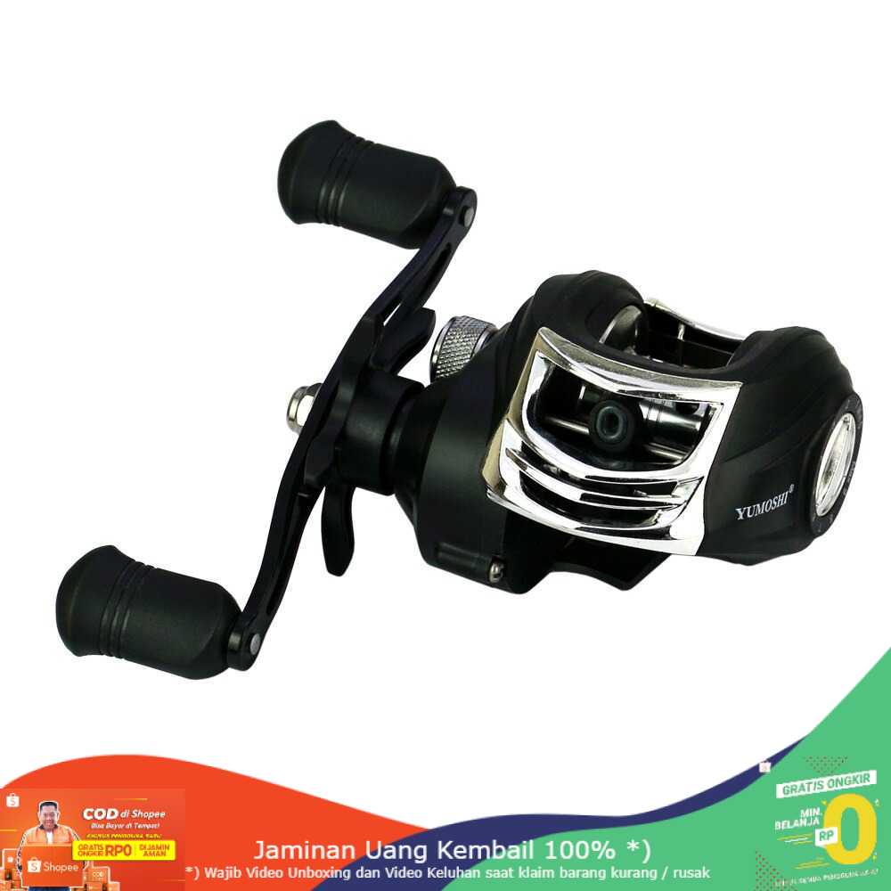 (BISA COD) RVOSTR YUMOSHI Reel Pancing Baitcasting 18+1 Ball Bearing 7.2:1 - AK201