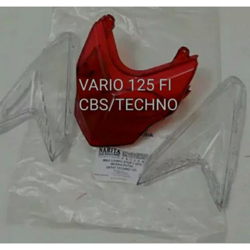 Kaca mika Lampu belakang / Stoplamp vario Tecno 125