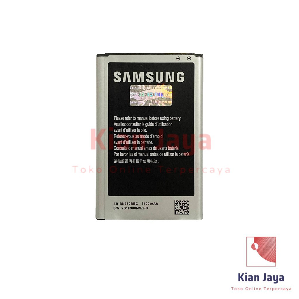 [Garansi 100% Ori] Baterai Samsung Galaxy Note 3 Neo / Batre Batrai Battery Hp EB-BN750BBC Original