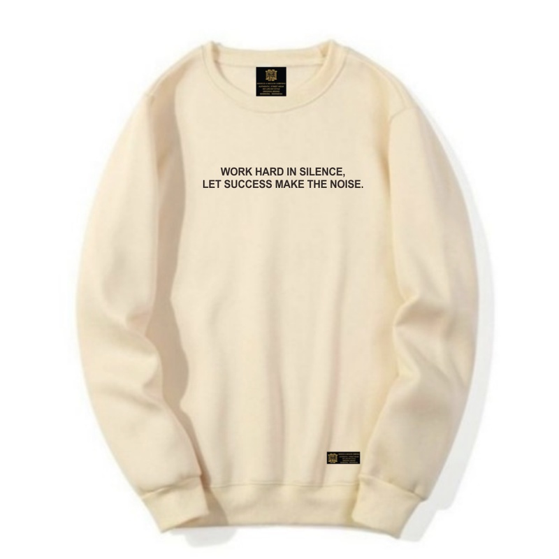 Sweater Crewneck NEW ALEEJOE65 SABLON PRIA WANITA Original Premium Distro [Bisa Cod] Sweater Crewneck Autocracy Cream Crewneck Pria/Wanita Sweatshirt