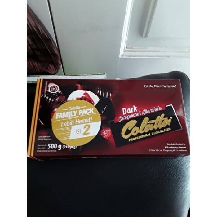 

Termurah colatta professional chocolates dark 2x250gram Promo