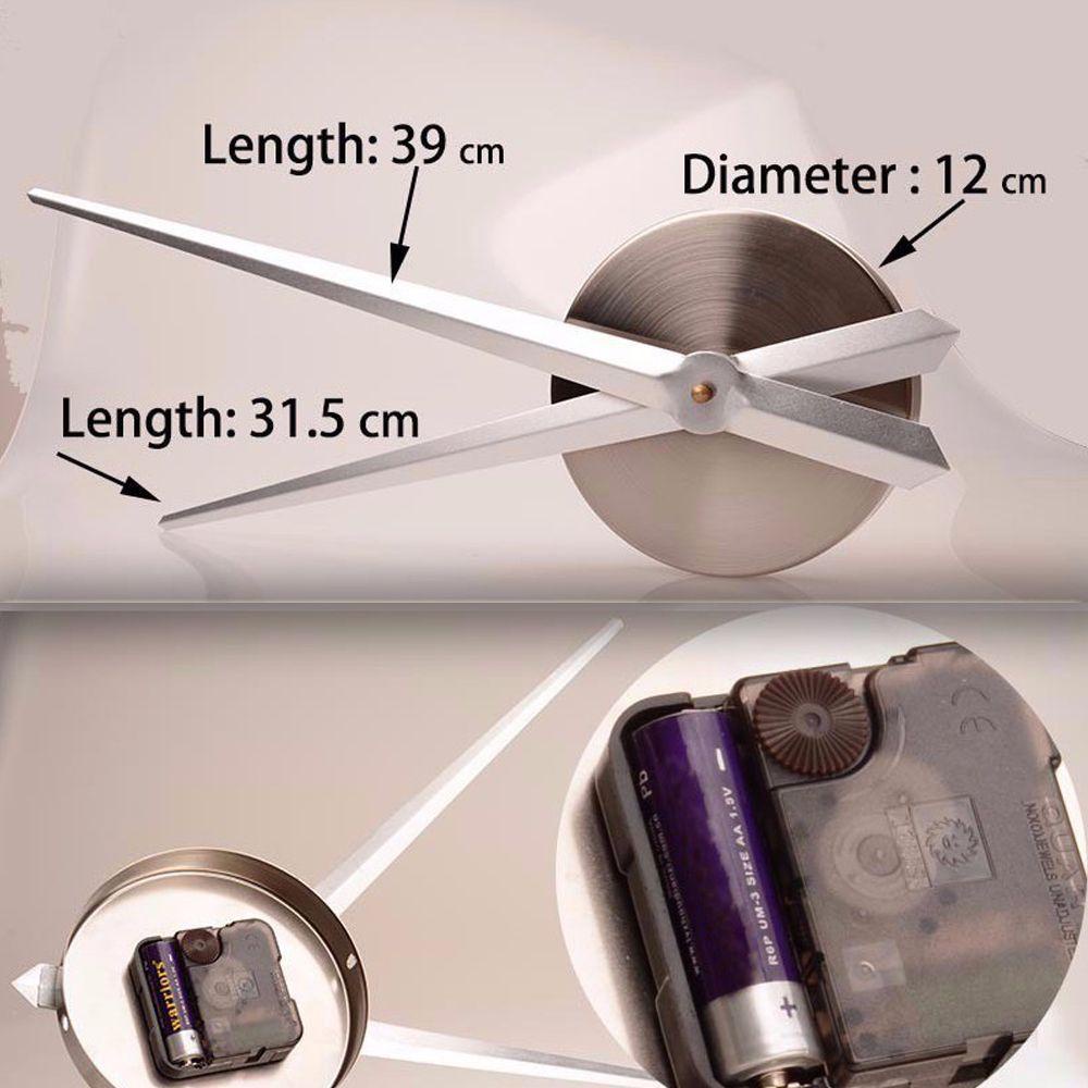 Solighter Jam Dinding DIY Dekorasi Rumah Ruang Tamu Akrilik Quartz Horloge