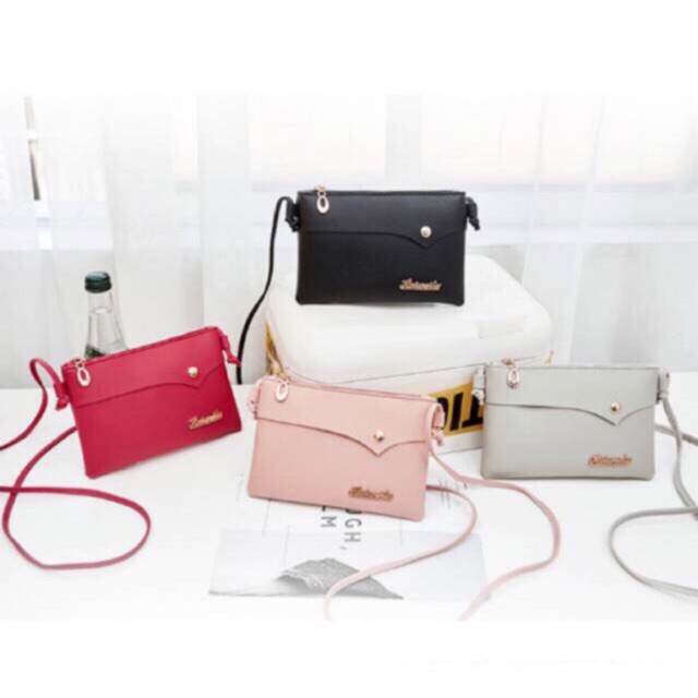 JNT JNE Grosir 1kg muat 12pcs Tas Slempang NY008 Tas Import Tas Murah Selempang