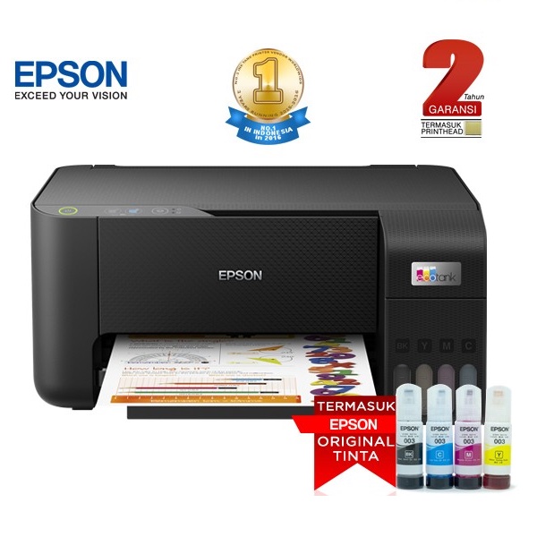 printer epson l3210 a4 all in one ink tank printer
