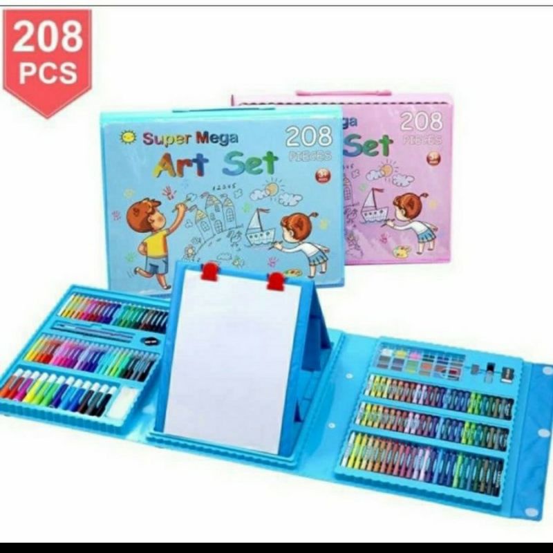 

Crayon anak set 208 pcs pensil warna alat tulis set crayon 208 pcs / Crayon 150 pcs