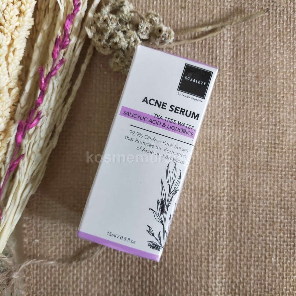 scarlett serum wajah anti acne/brightening/glowtening