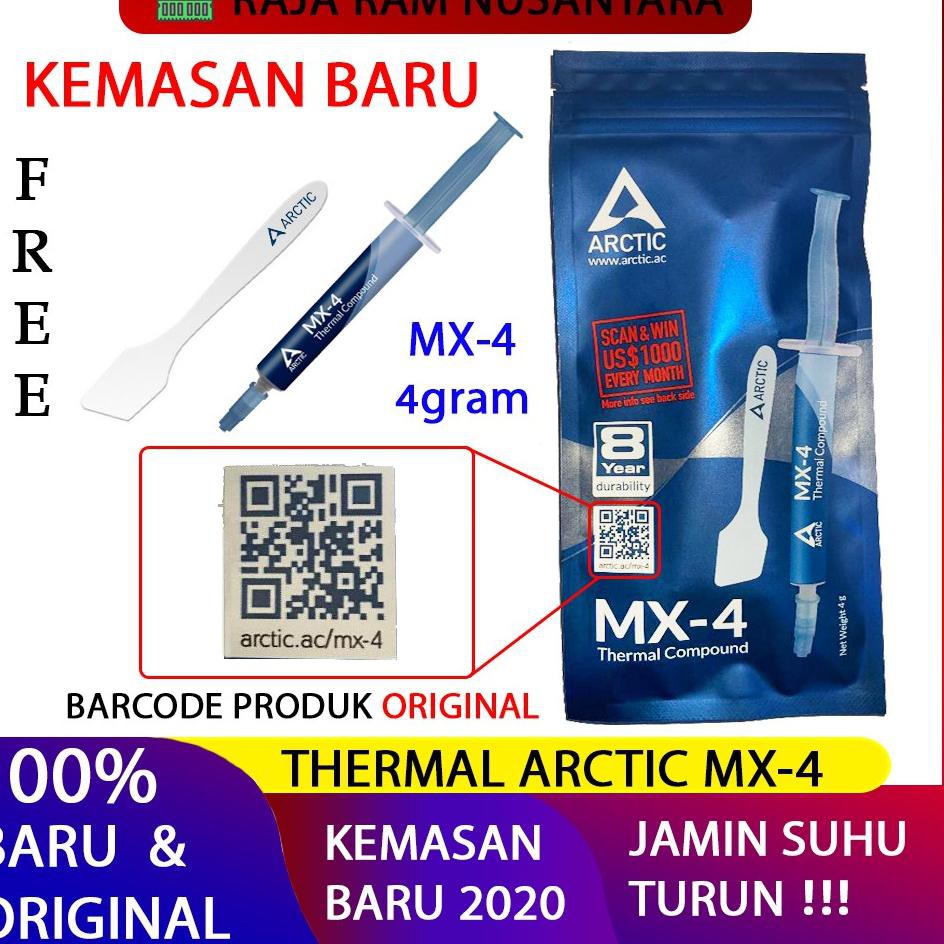 ➵ Arctic Cooling MX-4 MX4 Thermal Compound Paste 4 Gram Thermal Paste ☞