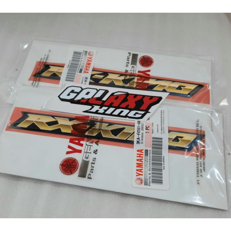 EMBLEM COVER DOP BOX AKI RX KING 2007 2008 ORIGINAL