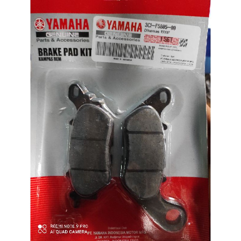 kampas rem depan dispad asli yamaha matic Mio jupx.vixion 100% original